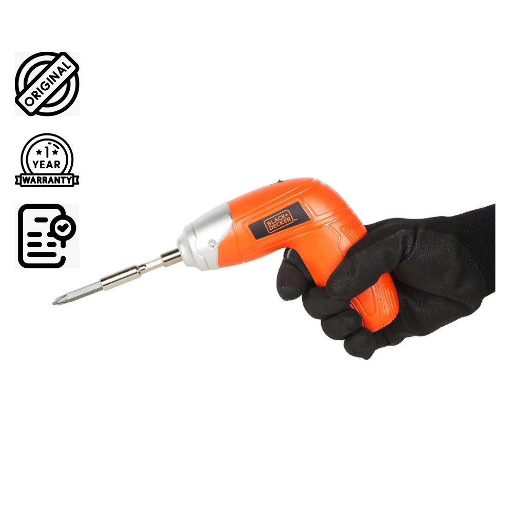 Brown Box 3.6V Li-Ion Cordless Power Screwdriver Kit with 10 Pieces Screwdriver Bitset