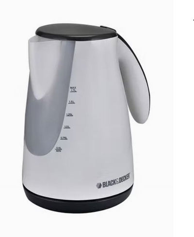 Brown Box Cordless Electric Kettle 2000W 1.7 L 2000 W, White