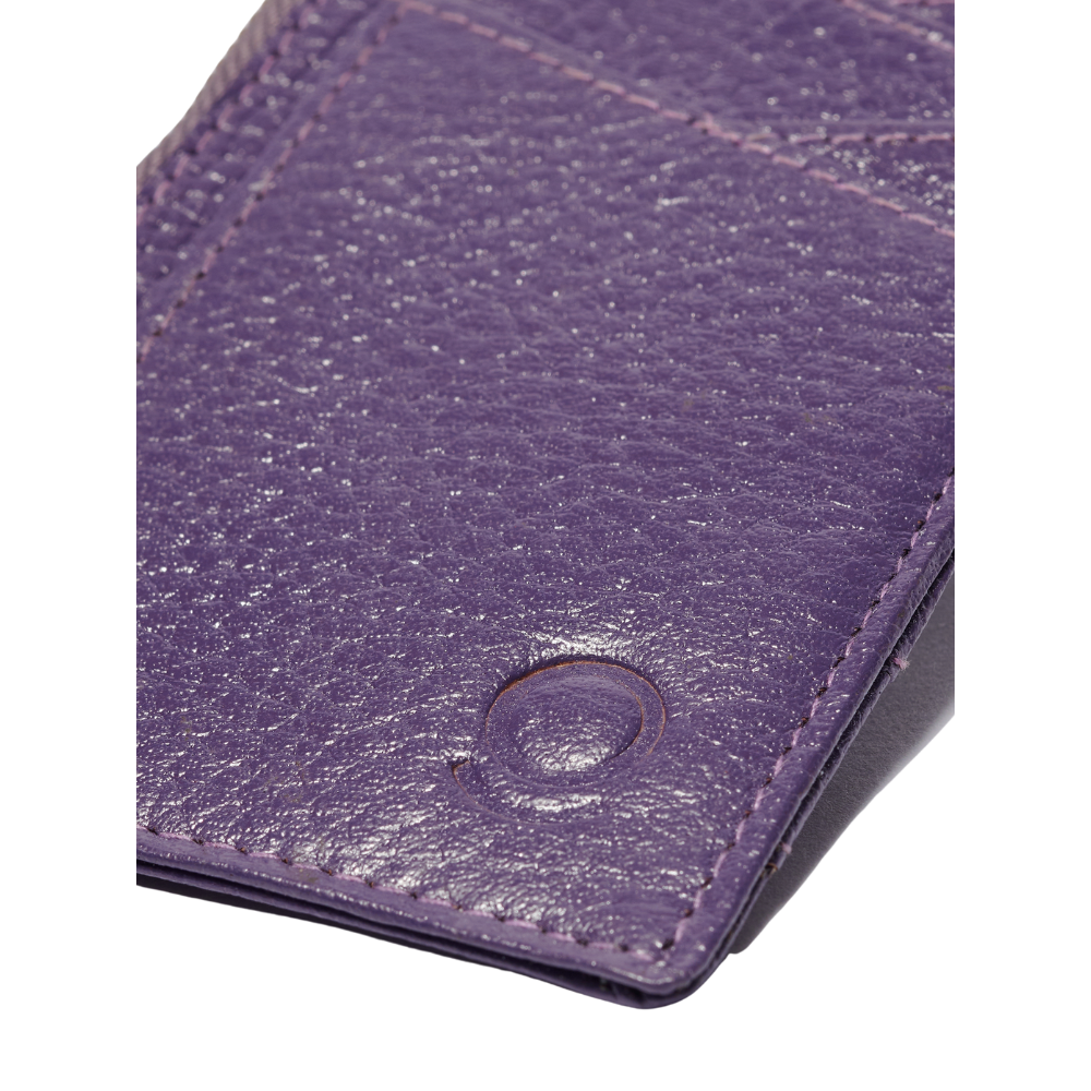Women's Leather Wallet Purple