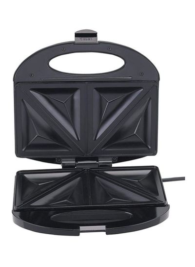 Brown Box 600W 2 Slice Non-Stick Sandwich Maker, Black