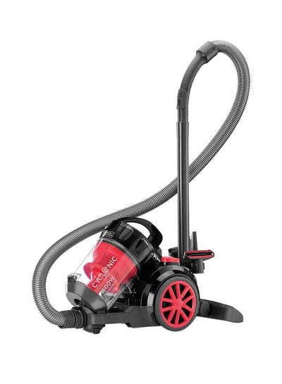 1600W 2.5L Corded Vacuum Cleaner 20KPa Suction Power Multi-Cyclonic Bagless Vacuum, With 6 Stage Filtration, 1.5M 360-degree Swivel Hose With A Washable Filter