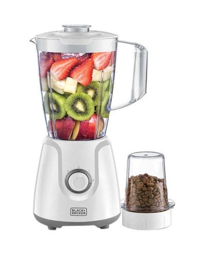 Blender with Grinder Mill and Chopper 1.5 L 400 W White/Clear