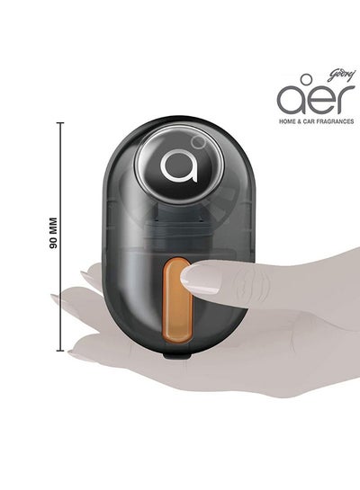 Godrej Aer Click, Car Vent Air Freshener Kit - Musk After Smoke (10G), Black pack of 5