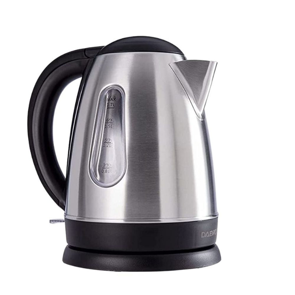 *1.7 Liter Stainless Steel Electric Kettle with Dual Water Window 2200W*