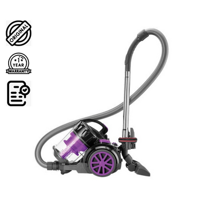 Brown Box Bagless Vacuum Cleaner With Bagless And Multicyclonic Technology 2.5 L 1600 W Black/Purple/Grey