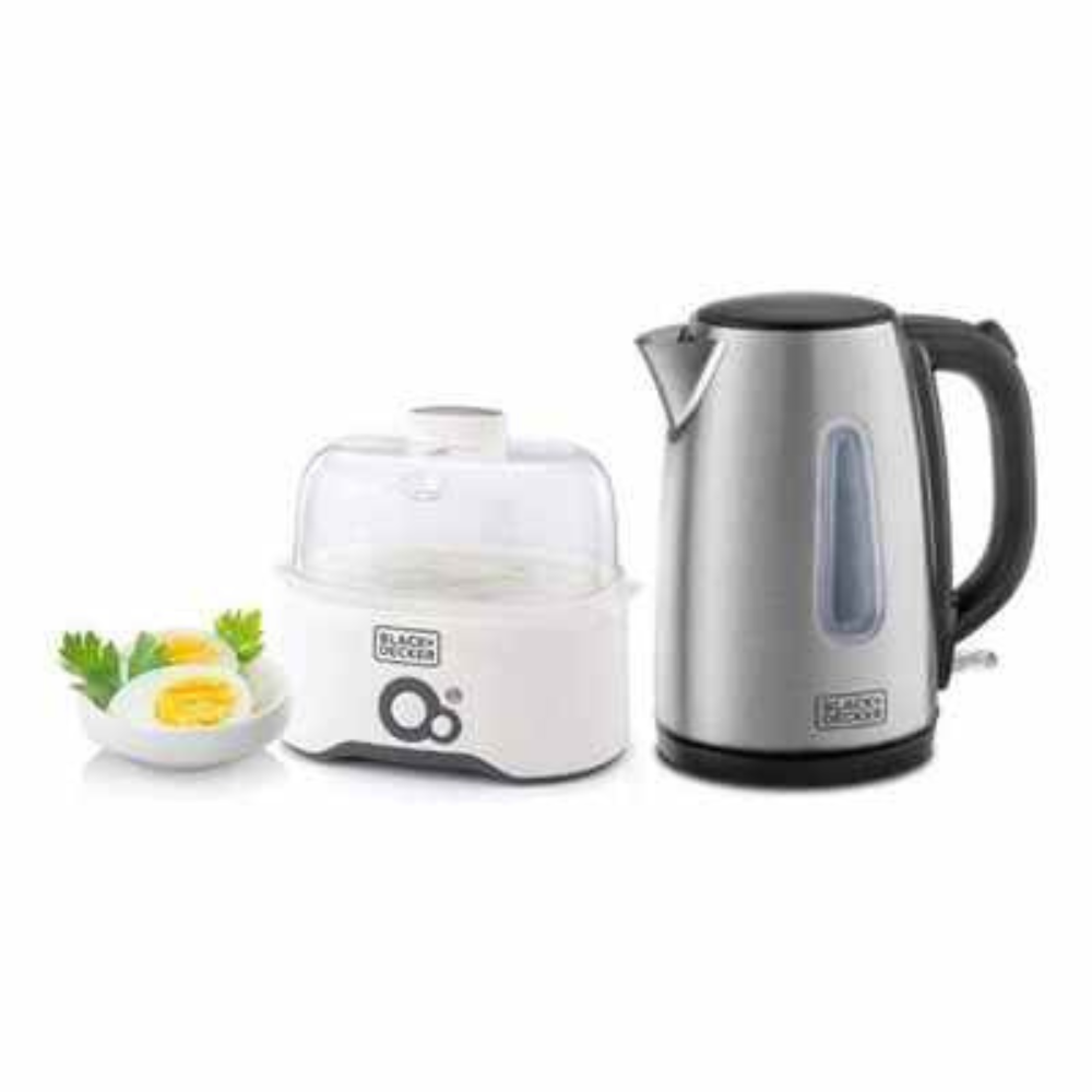 Electric Kettle 1.7L 2200W And Egg Cooker 280W