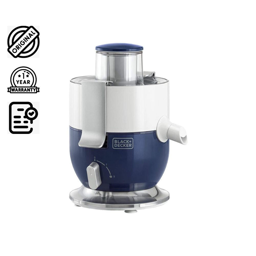 Brown Box 1000W Compact Juicer Extractor, Blue/White