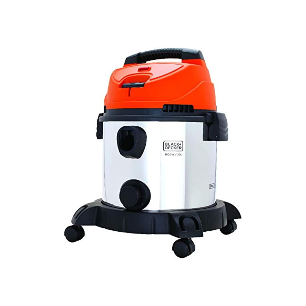 Brown Box Drum Vacuum Cleaner Stainless Steel With Wet And Dry Function