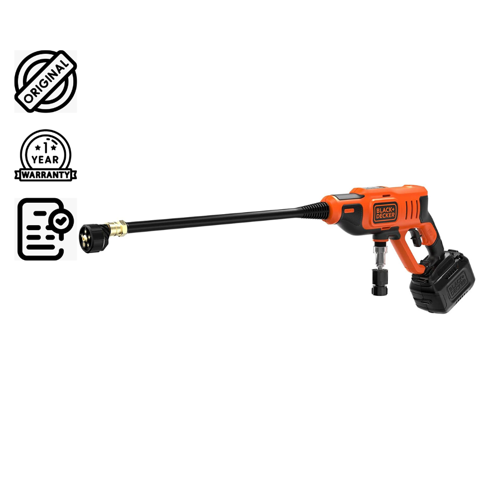 Brown Box 18V Battery Hydropistol, Unit without Battery and without Charger, Orange/Black