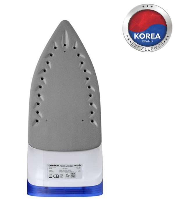 1800W Steam Iron with Non-Stick Soleplate, Self Clean, Spray & Steam Function Korean Technology Dark Blue