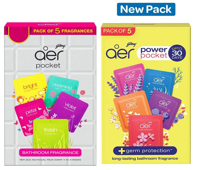 Godrej Aer Power Pocket Assorted Pack of 5